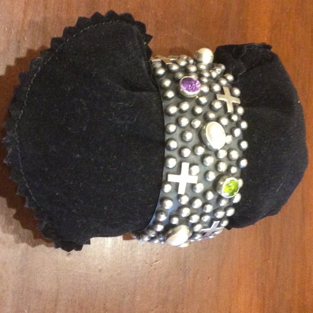 Ronni Willis sterling cuff bracelet